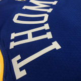 Warriors THOMPSON #11 Blue Retro NBA Jerseys