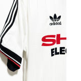 1982/83 M Utd Away White Retro Soccer Jersey
