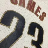 2003/04 Cleveland JAMES #23 Retro White NBA Jerseys热压