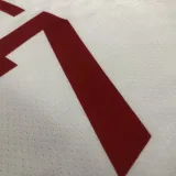 Nets DURANT #7 White Retro NBA Jerseys