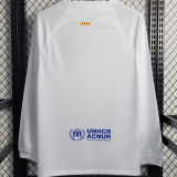 2023/24 BA Away White Long Sleeve Soccer Jersey