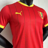2024 Guinee Away Red Player Version Soccer Jersey 几内亚