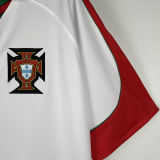 1996/97 Portugal Away White Retro Soccer Jersey