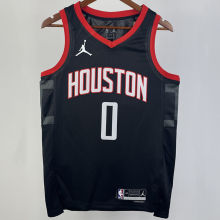2023/24 Rockets WESTBROK #0 Black NBA Jerseys