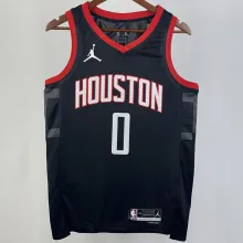 2023/24 Rockets WESTBROK #0 Black NBA Jerseys