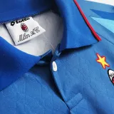 1995/96 AC Milan Away Blue Retro Soccer Jersey