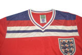 1982 England Away Red Retro Soccer Jersey