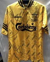 1994-1996 LFC Away Yellow Retro Soccer Jersey