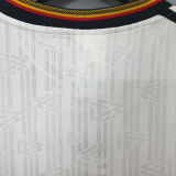 1996 Germany Home White Retro Soccer Jersey