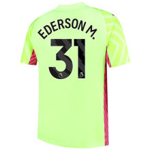 EDERSON M. #31 Man City Goalkeeper Soccer Jersey 2023/24 (League Font) ★★