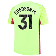 EDERSON M. #31 Man City Goalkeeper Soccer Jersey 2023/24 (League Font) ★★