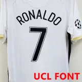 2006/07 M Utd Away White Retro Soccer Jersey