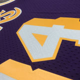 1996/97 Lakers O'NEAL #34 Retro Purple NBA Jerseys热压