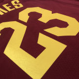 Cleveland JAMES #23 Red NBA Jerseys