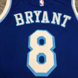 LA Lakers Bryant # 8 Blue NBA Jerseys Hot Pressed