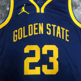 Warriors GREEN #23 Royal Blue NBA Jerseys
