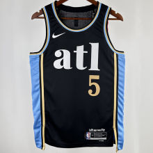 2023/24 Eagles MURRAY #5 Black City Edition NBA Jerseys