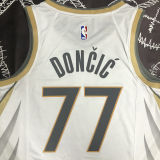 Mavericks DONCIC #77 White City Edition NBA Jerseys