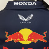 2023/24 Red Bull Racing Black F1 Team POLO T-Shirt (有领 拉链)