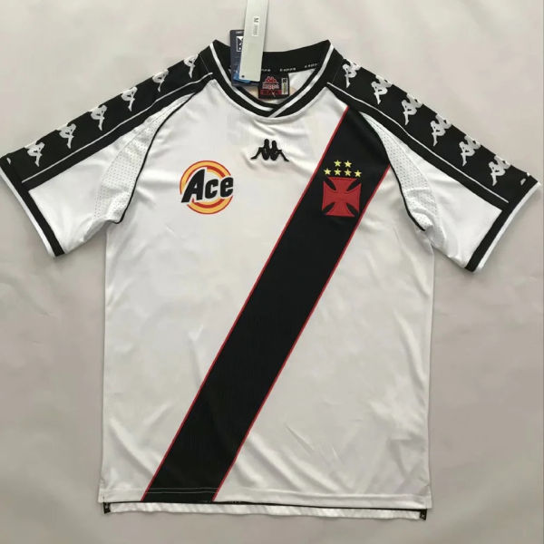 2000 Vasco Home White Retro Soccer Jersey
