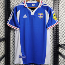 2000 Yugoslavia Home Blue Retro Soccer Jersey