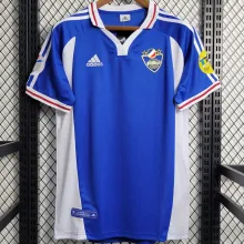 2000 Yugoslavia Home Blue Retro Soccer Jersey