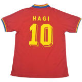 1994 România Red Retro Soccer Jersey