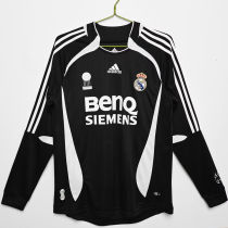 2006/07 RM Third Black Long Sleeve Retro Jersey