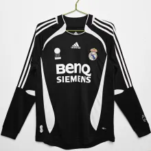 2006/07 RM Third Black Long Sleeve Retro Jersey