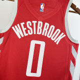 Rockets WESTBROK #0 Red NBA Jerseys