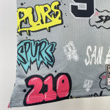 1902/03 Spurs PARKER #33 Grey Retro NBA Jerseys 热压