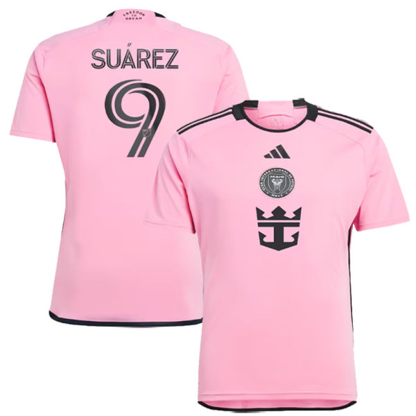 Suárez #9 Inter Miami Home Pink Fans Soccer Jersey 2024/25 ★★