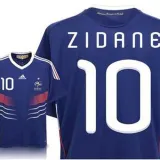 2010 France Home Blue Retro Soccer Jersey