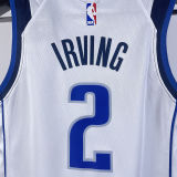 Mavericks IRVING #2 White Kids NBA Jersey 热压