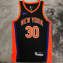 2023 NY Knicks RANODLE #30 Black City Edition NBA Jerseys
