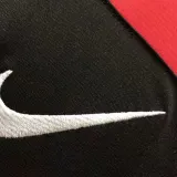 2010 M Utd Home Red Long Sleeve Retro Soccer Jersey