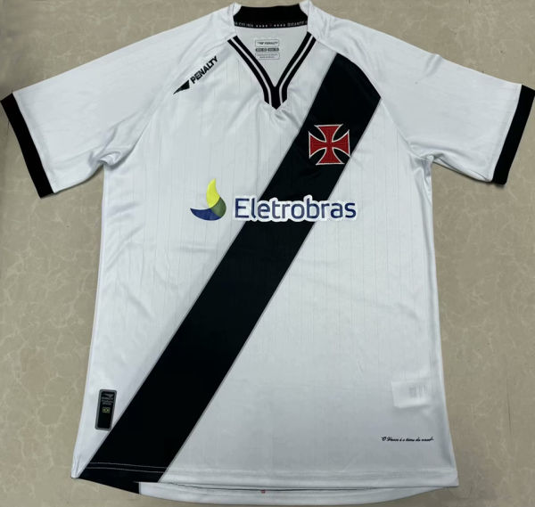 2010 Vasco Home White Retro Soccer Jersey