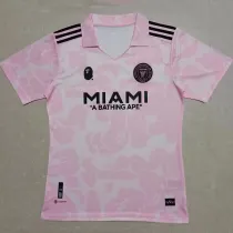 2023/24 Inter Miami x APE Pink Fans Jersey 黑色三边