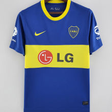 2010/11 Boca Home Retro Soccer Jersey