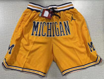 Michigan Yellow Four Bags NBA Pants