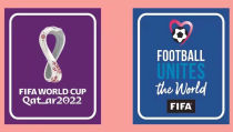 FIFA WORLD CUP QATAR 2022 Purple And Blue Rubber Patch (You can buy it alone OR tell us which jersey to print it on. ) 世界杯紫+蓝 胶章