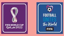 FIFA WORLD CUP QATAR 2022 Purple And Blue Rubber Patch (You can buy it alone OR tell us which jersey to print it on. ) 世界杯紫+蓝 胶章