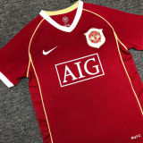 RONALDO #7 M Utd Home Retro Jersey 2006/07 (Have UCL Patch 带1个欧冠球 UCL Font 欧冠字体 ) ★★
