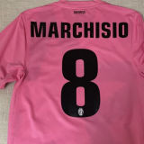 2012/13 JUV Away Pink Retro Soccer Jersey (3 Stars 3星)