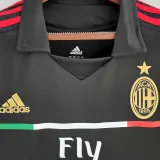 2011-2012 AC Milan Third Black Retro Soccer Jersey
