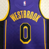 Lakers WETBROOK #0 Blue NBA Jerseys