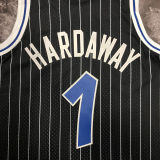 1994/95 Magic HARDAWAY #1 Black Retro NBA Jerseys 热压