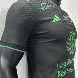 2023/24 Al Ahli SFC Third Black Player Version Jersey 吉达国民