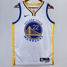 2023/24 Warriors WIGGINS #22 White NBA Jerseys