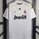 2009/10 RM White Home Retro Soccer Jersey